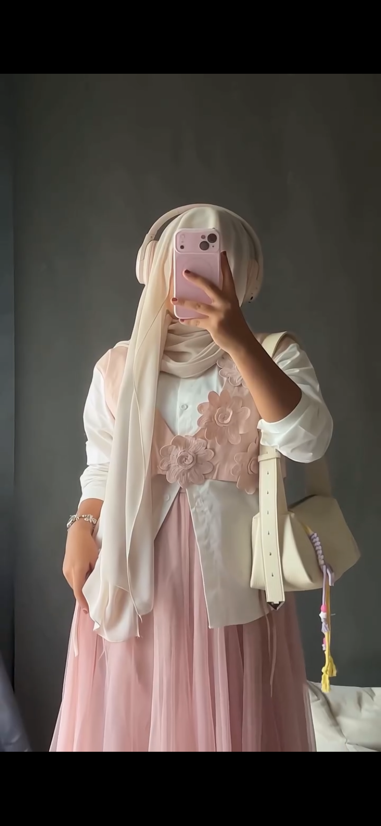 BABY PINK TULLE MAXI SKIRT