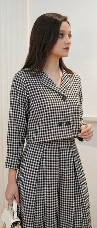 LINE STRIP SHIRT SKIRT