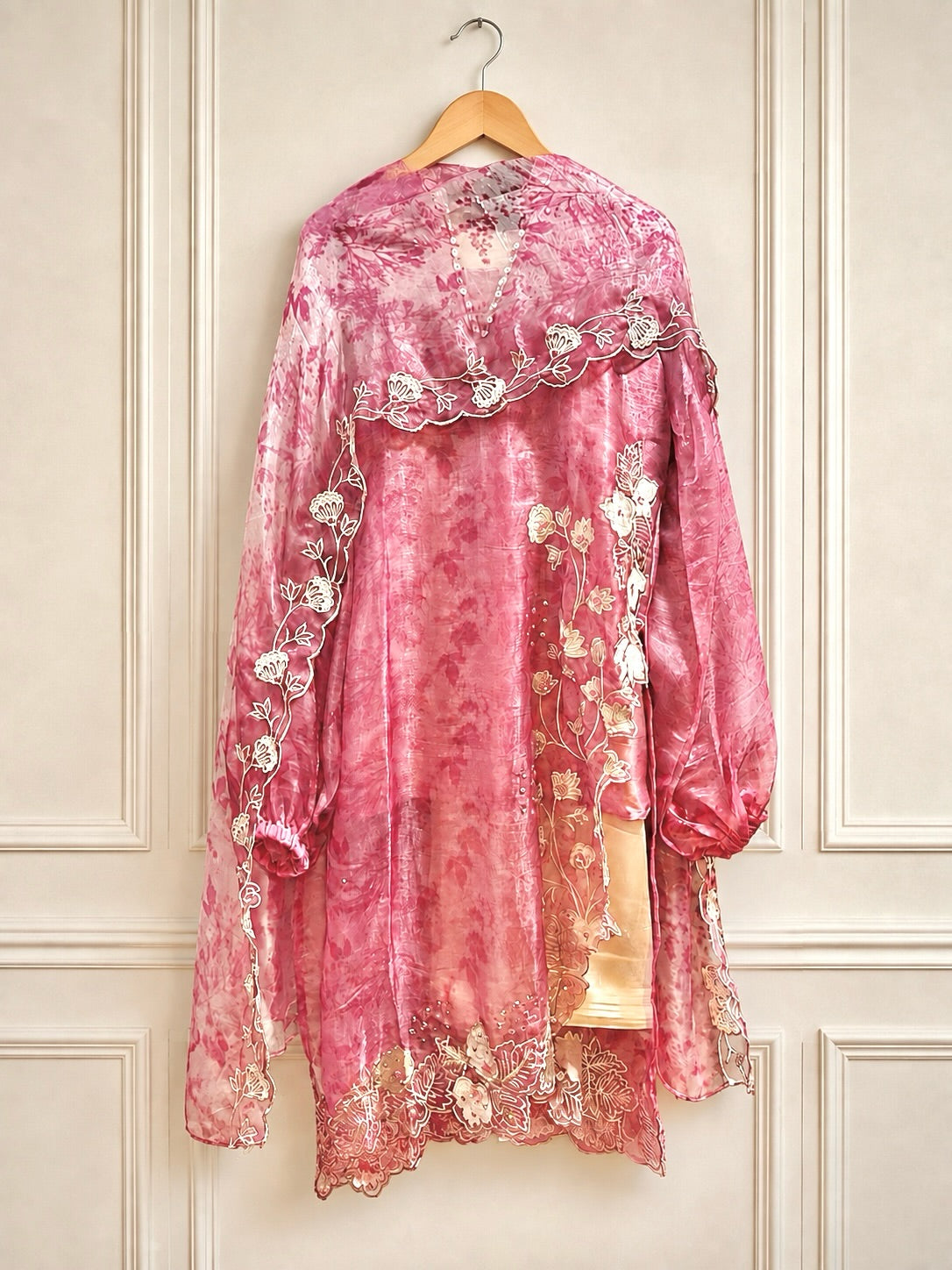 Rose cut work 3pc