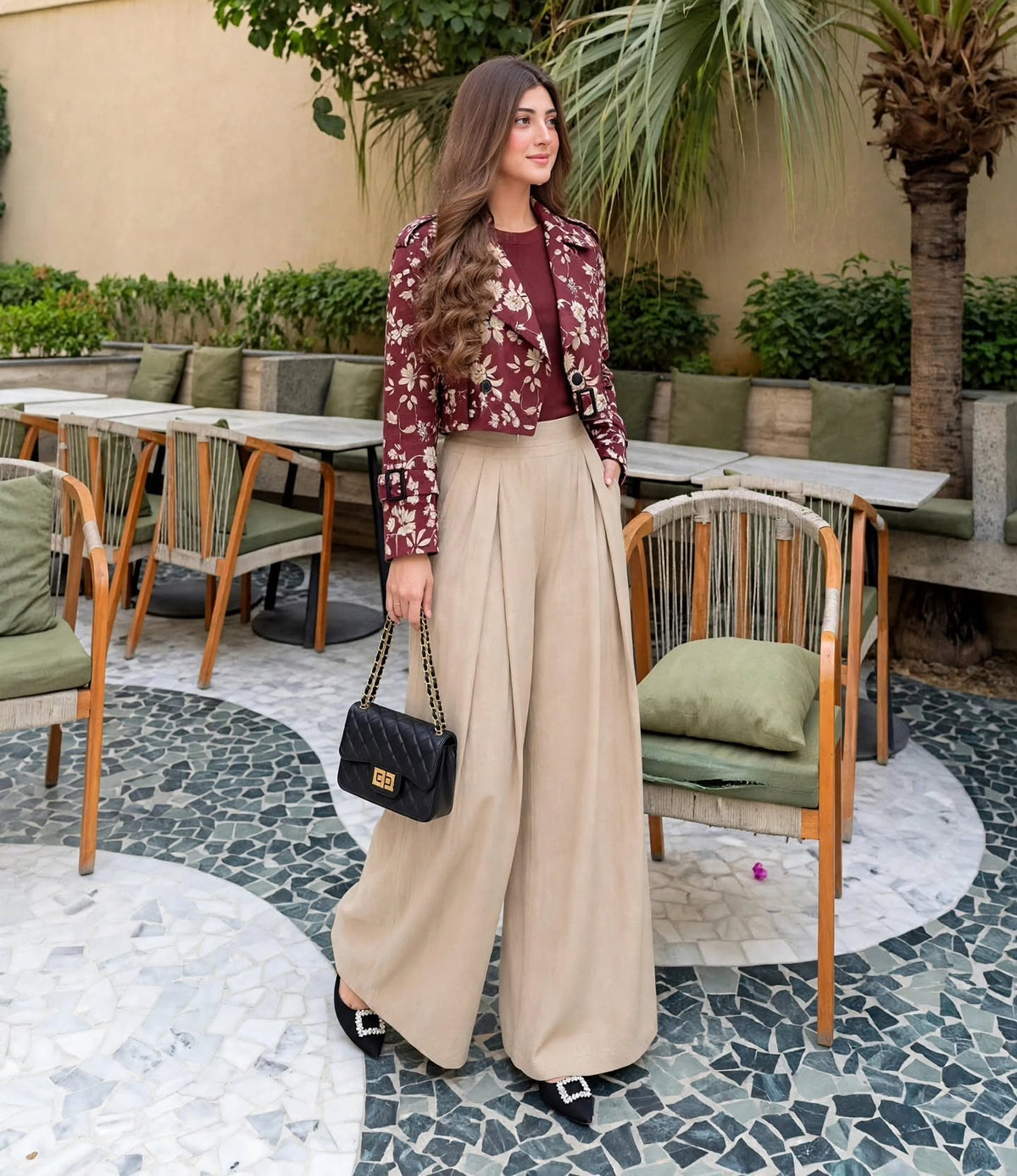 3-Piece Korean Trouser Set (jacket + inner + trouser)