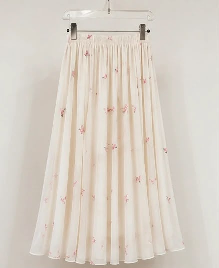 Floral thread embroidery